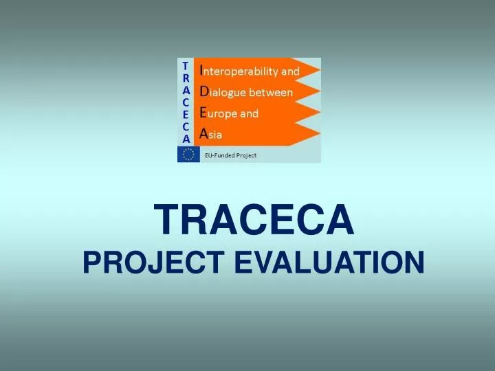traceca project evaluation