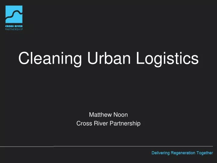cleaning urban logistics