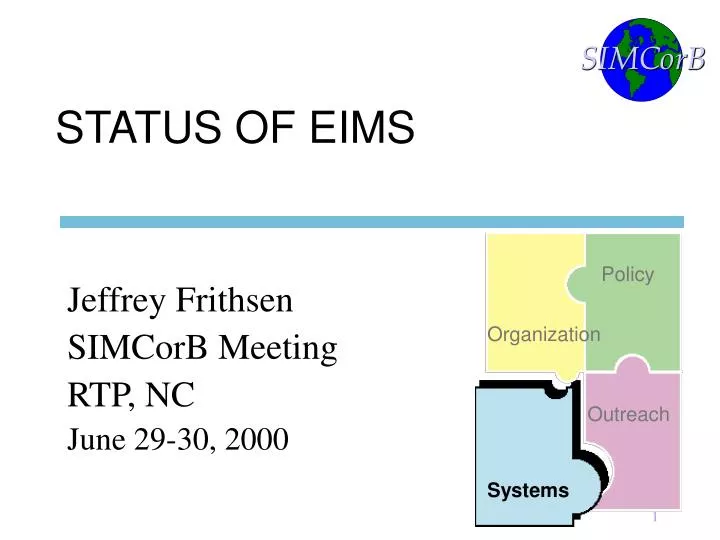 status of eims