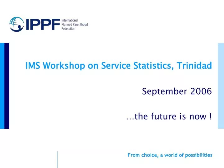 ims workshop on service statistics trinidad