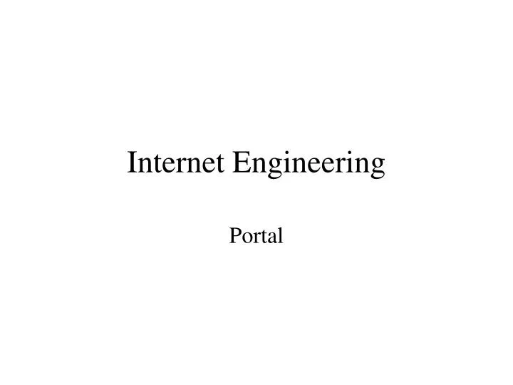 internet engineering