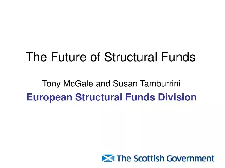 the future of structural funds