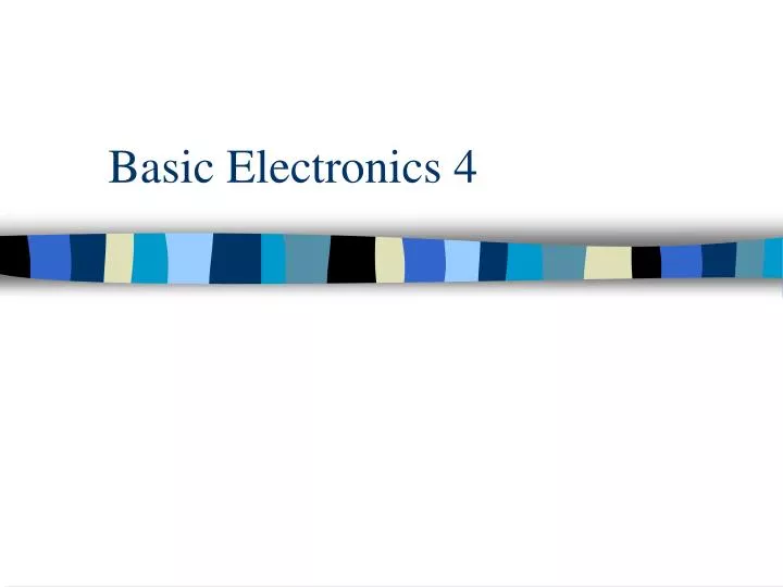 basic electronics 4