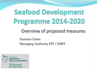 Seafood Development Programme 2014-2020