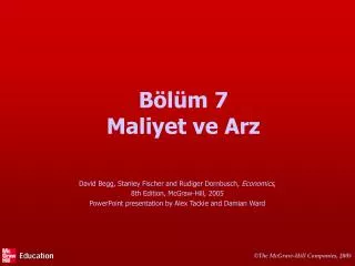 b l m 7 maliyet ve arz