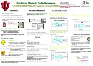 Emotional Words in Radio Messages : Orienting Response, Physiological Arousal and EMGs