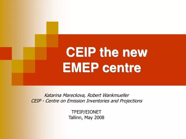 ceip the new emep centre