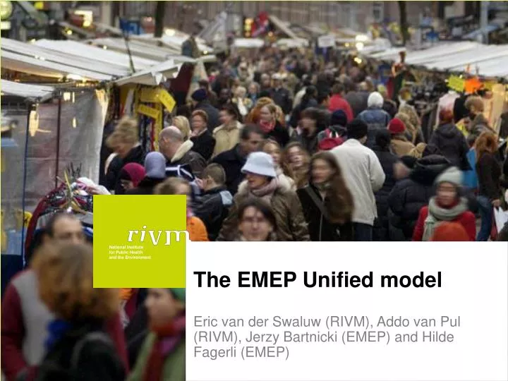 the emep unified model