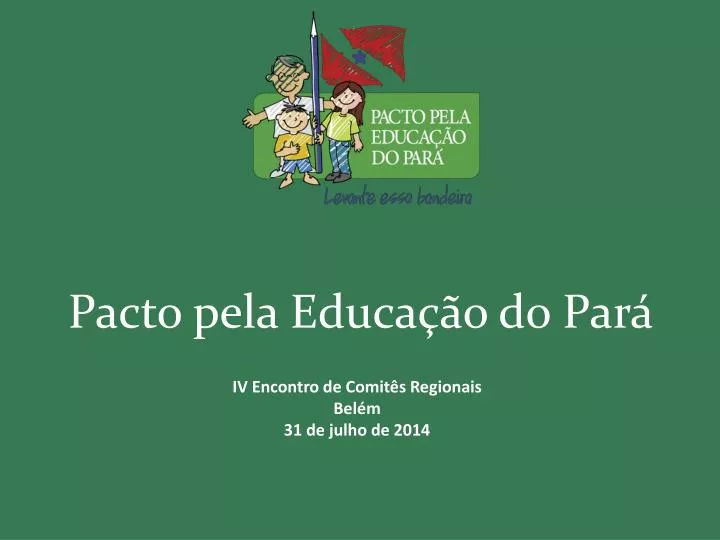 pacto pela educa o do par