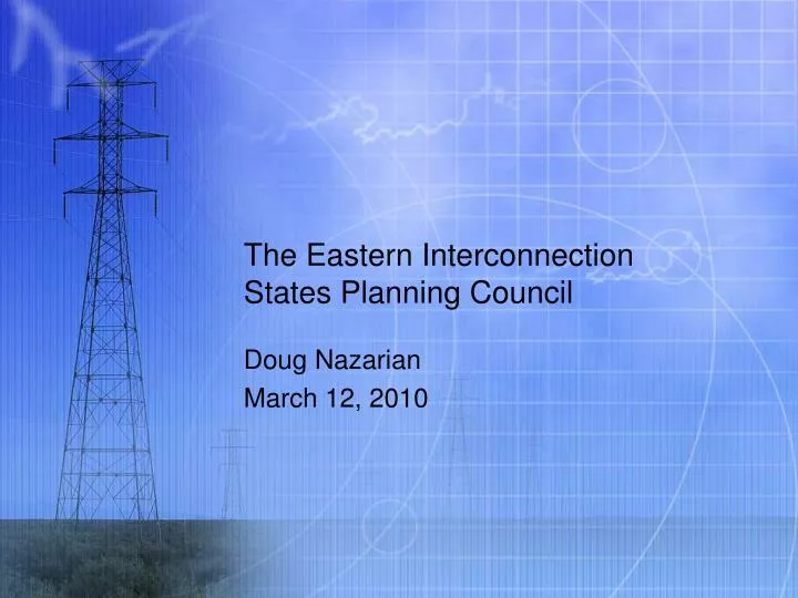 the eastern interconnection states planning council