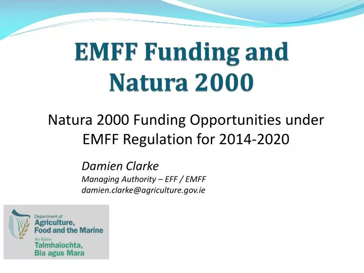 emff funding and natura 2000