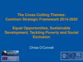 The Cross Cutting Themes: Common Strategic Framework 2014-2020