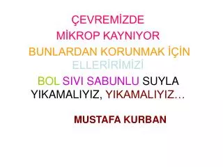 mustafa kurban