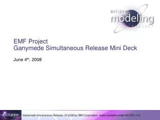 EMF Project Ganymede Simultaneous Release Mini Deck