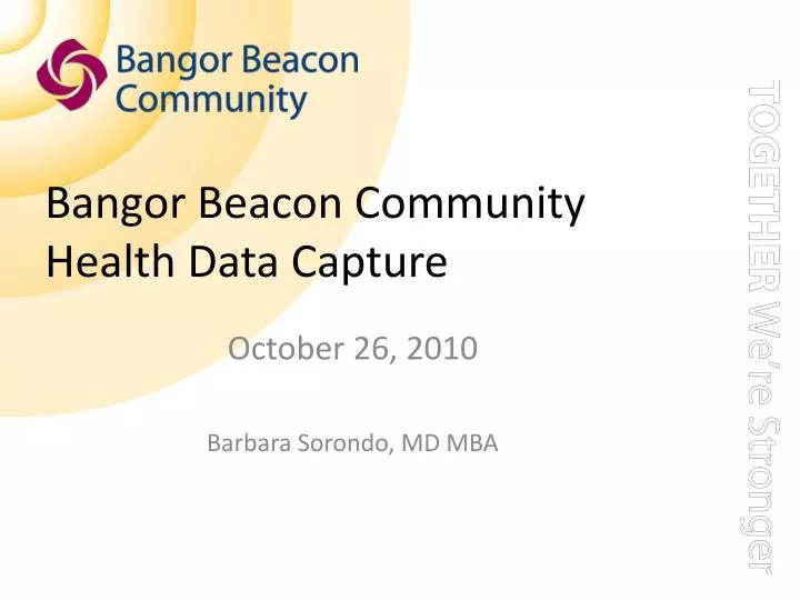 bangor beacon community health data capture