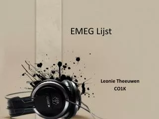 emeg lijst