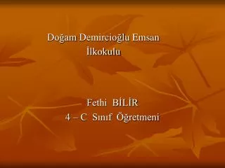 fethi b l r 4 c s n f retmeni