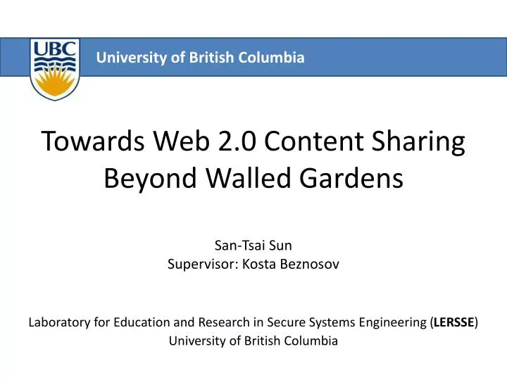 towards web 2 0 content sharing beyond walled gardens