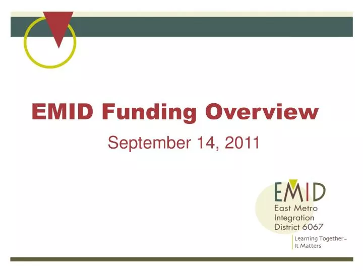 emid funding overview