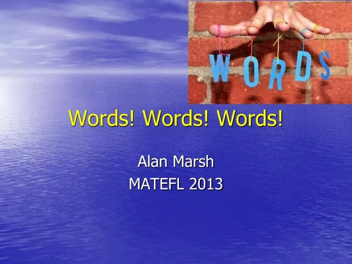 words words words
