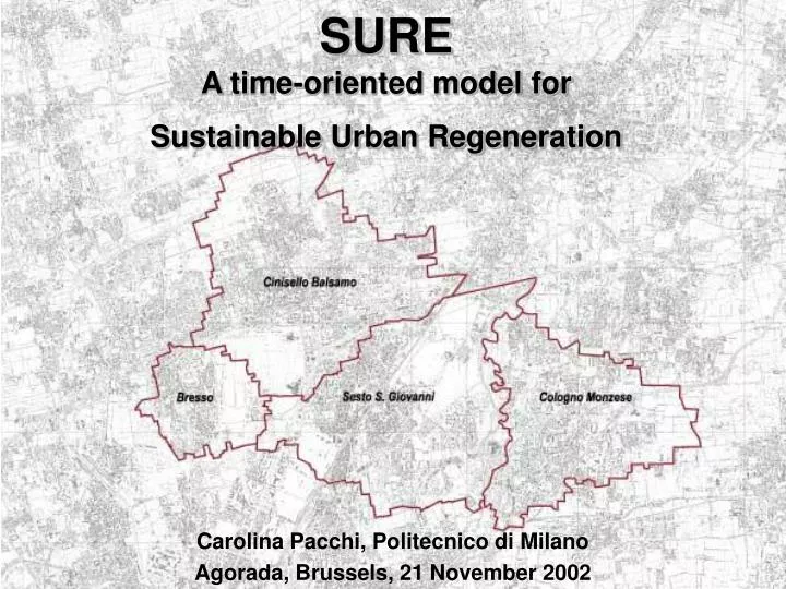 sure a time oriented model for sustainable urban regeneration