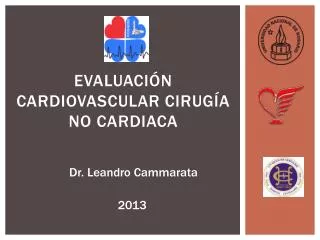 evaluaci n cardiovascular cirug a no cardiaca