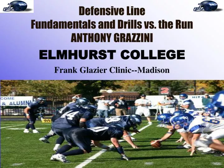 defensive line fundamentals and drills vs the run anthony grazzini
