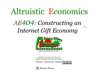 Altruistic E conomics