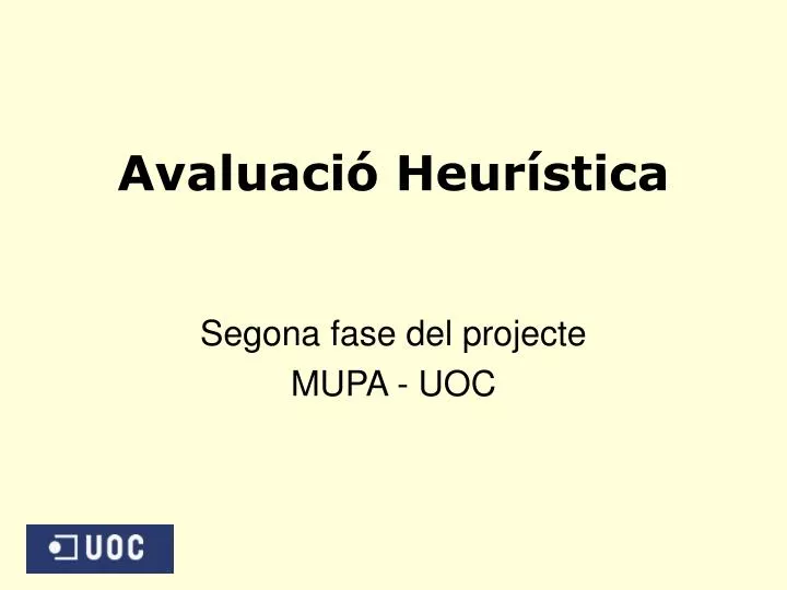 avaluaci heur stica