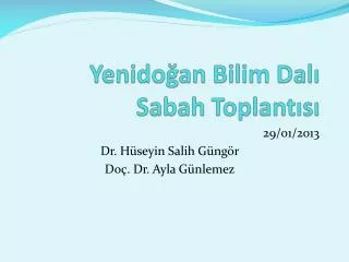 yenido an bilim dal sabah toplant s