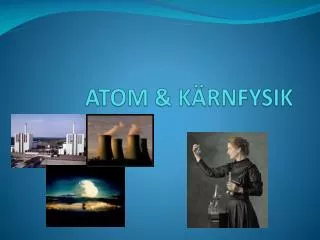 atom k rnfysik