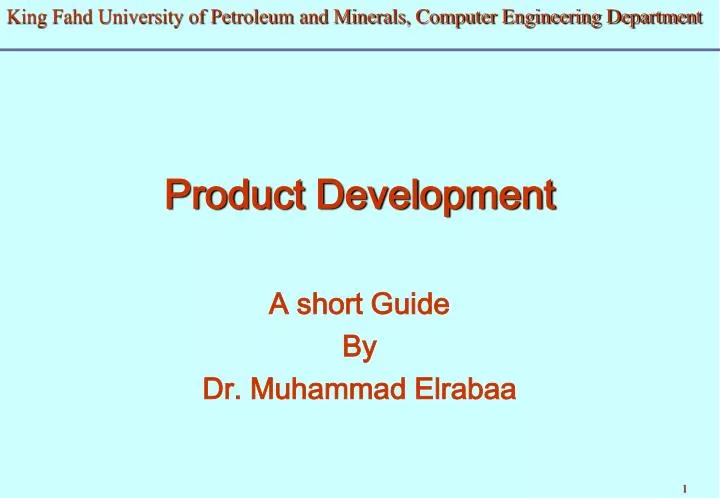 product development