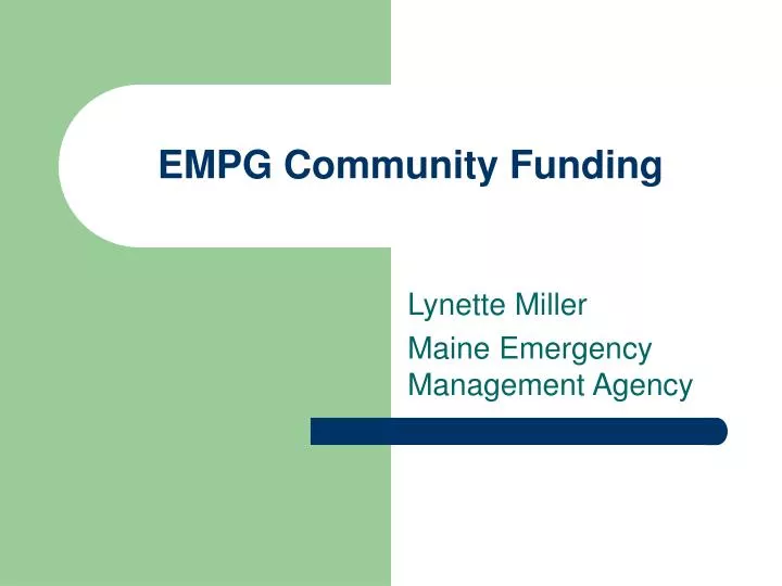 empg community funding