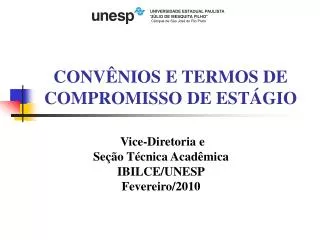 conv nios e termos de compromisso de est gio