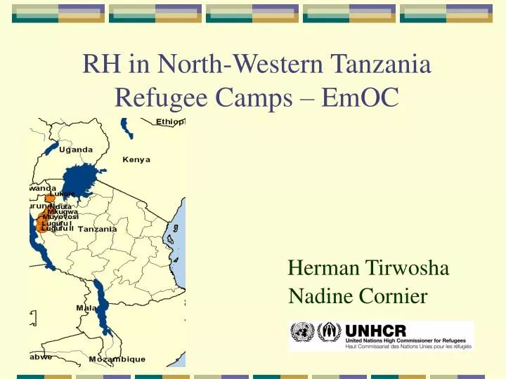 rh in north western tanzania refugee camps emoc herman tirwosha nadine cornier