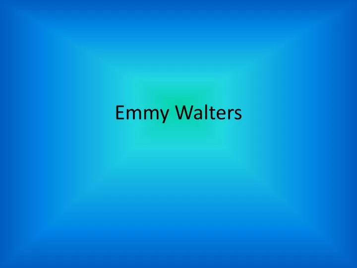emmy walters