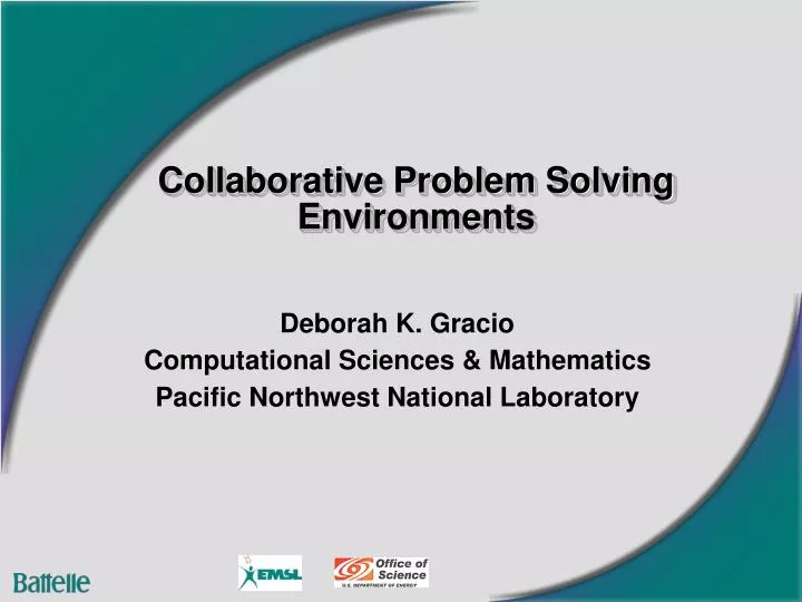 collaborative problem solving environments