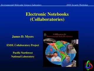 Electronic Notebooks (Collaboratories)