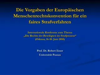 prof dr robert esser universit t passau