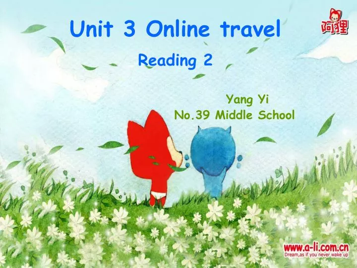 unit 3 online travel