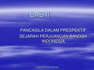 bab ii