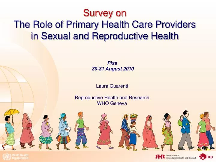 survey on the role of primary health care providers in sexual and reproductive health