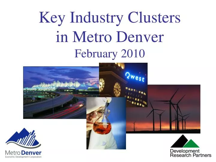key industry clusters in metro denver february 2010