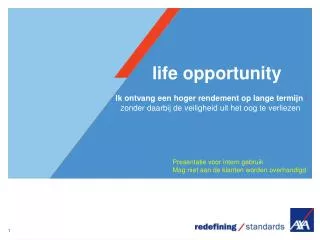 life opportunity