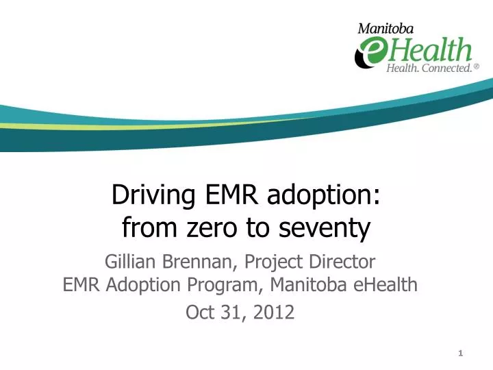 driving emr adoption from zero to seventy