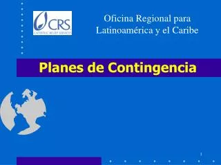 planes de contingencia
