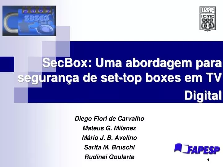 secbox uma abordagem para seguran a de set top boxes em tv digital