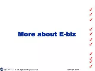 More about E-biz