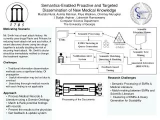 Semantics-Enabled Proactive and Targeted Dissemination of New Medical Knowledge
