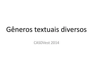 g neros textuais diversos